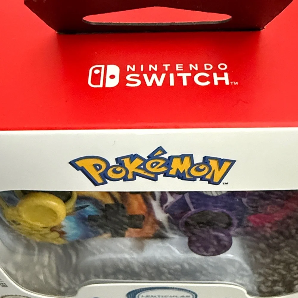 PowerA Pokémon Wireless Controller for Nintendo Switch- Yellow and Purple.